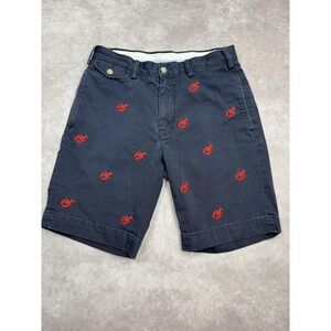 Polo Ralph‎ Lauren Shorts Mens 29 Classic Fit Lobster Embroidered Preppy Casual